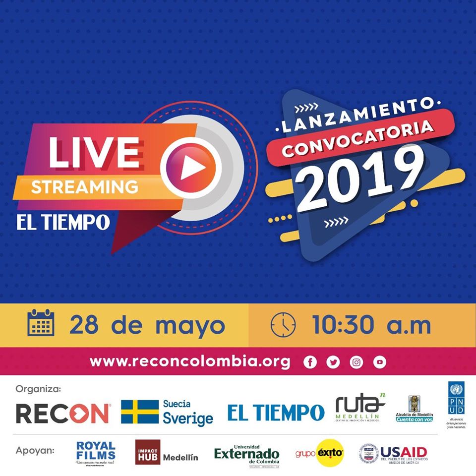 Lanzamiento Convocatorio RECON Colombia
