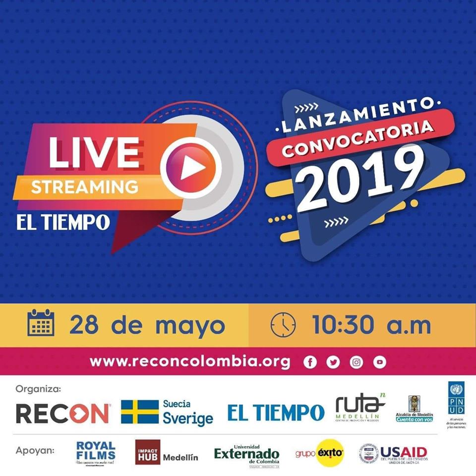 Lanzamiento Convocatoria RECON Colombia
