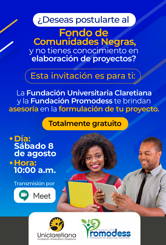 Asesoría en Formulación de Proyectos: Fondo de Comunidades Negras